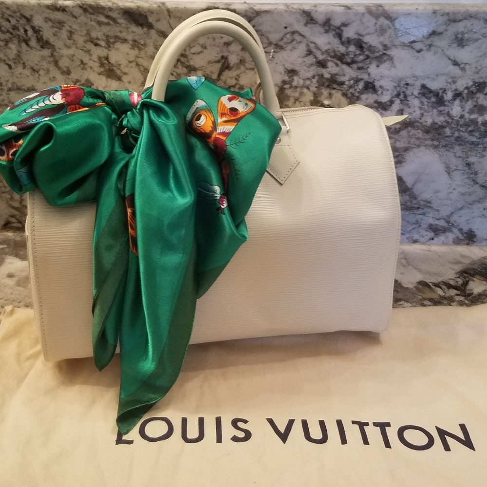 Collection Sala Louis Vuitton Epi Speedy 30  Ivory